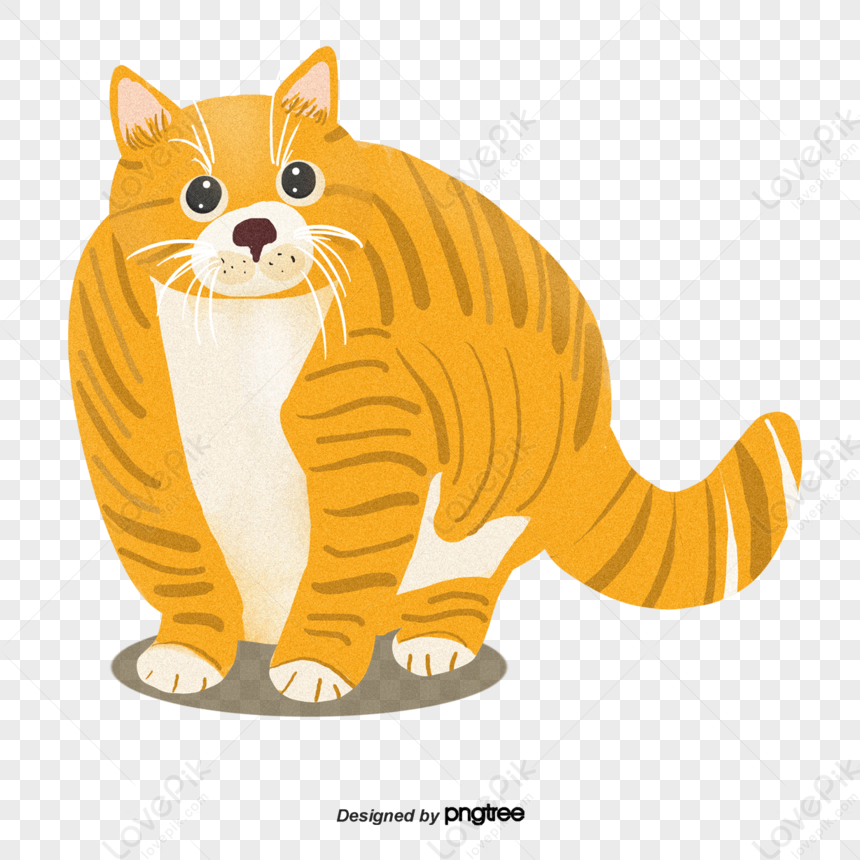 vector mèo vàng 2023 mẫu trang trí lịch bloc - shopvectorvn