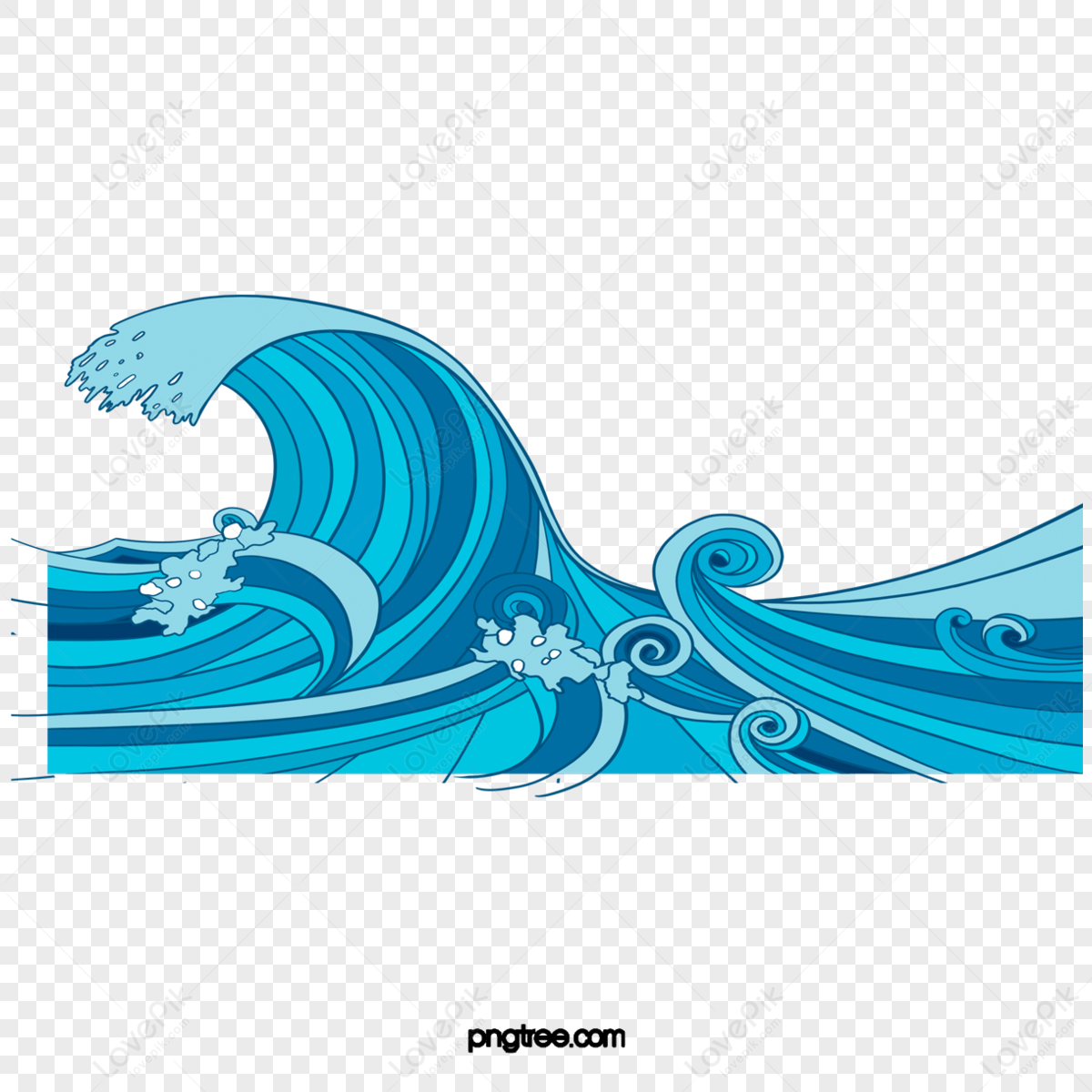 Blue Wave Ocean Water Splash,seawater,blue Waves,sea Wave Free PNG And ...