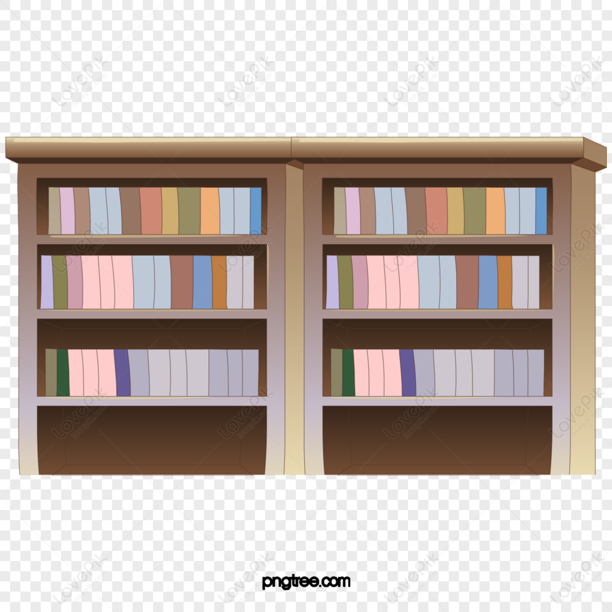 brown bookshelf book book library,put png image free download