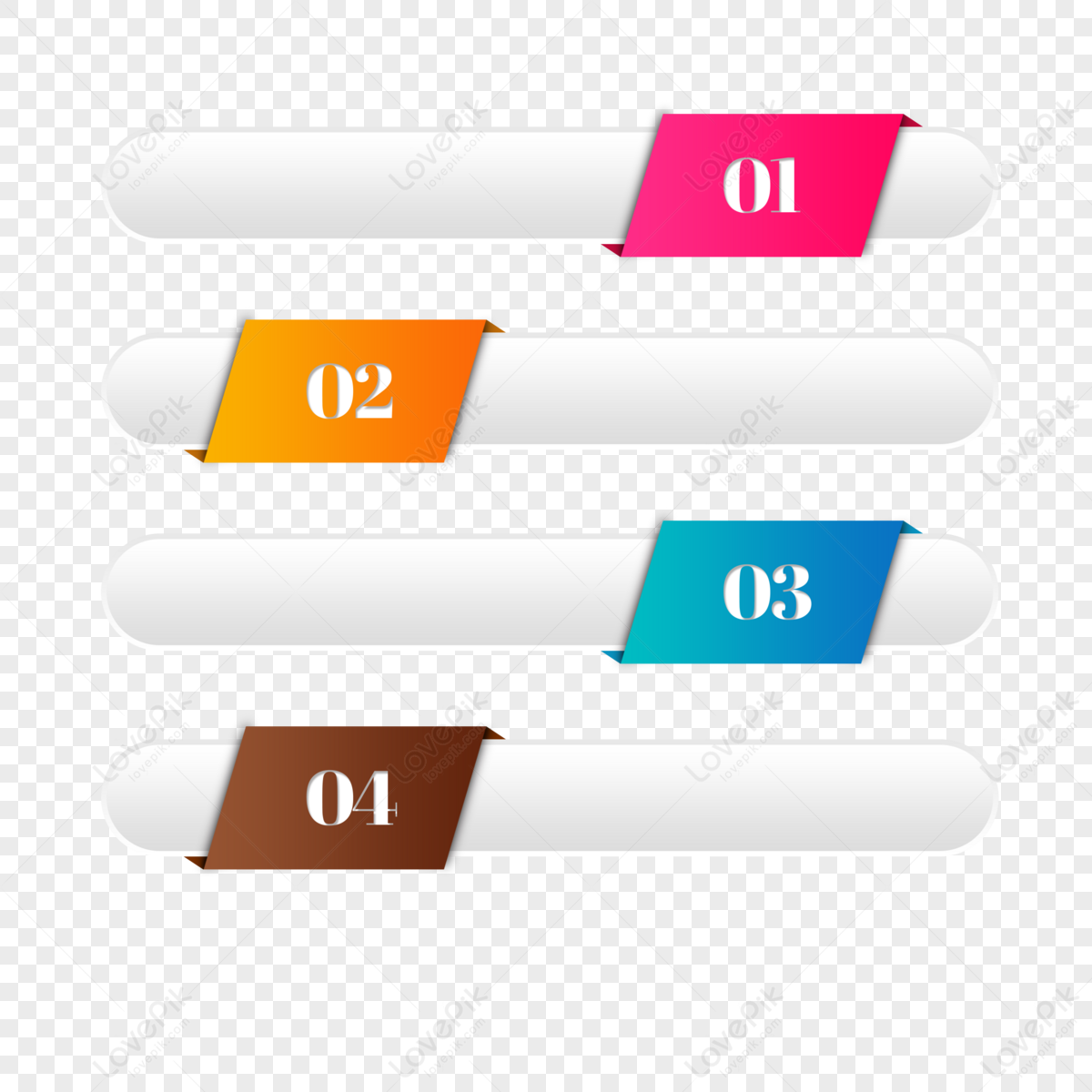 Information Chart Origami Banner,symbol,number,infographic PNG Picture ...