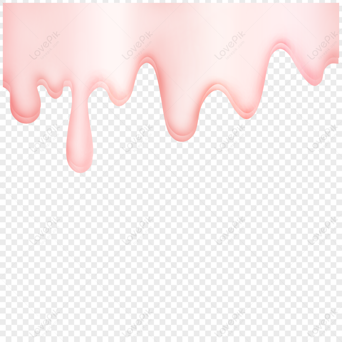 Pink Liquid Fluid Border,creative Border,flow,frame PNG Image And ...