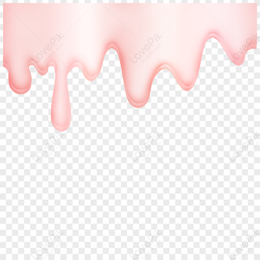 Pink Liquid Fluid Border,creative Border,flow,frame PNG Image And ...