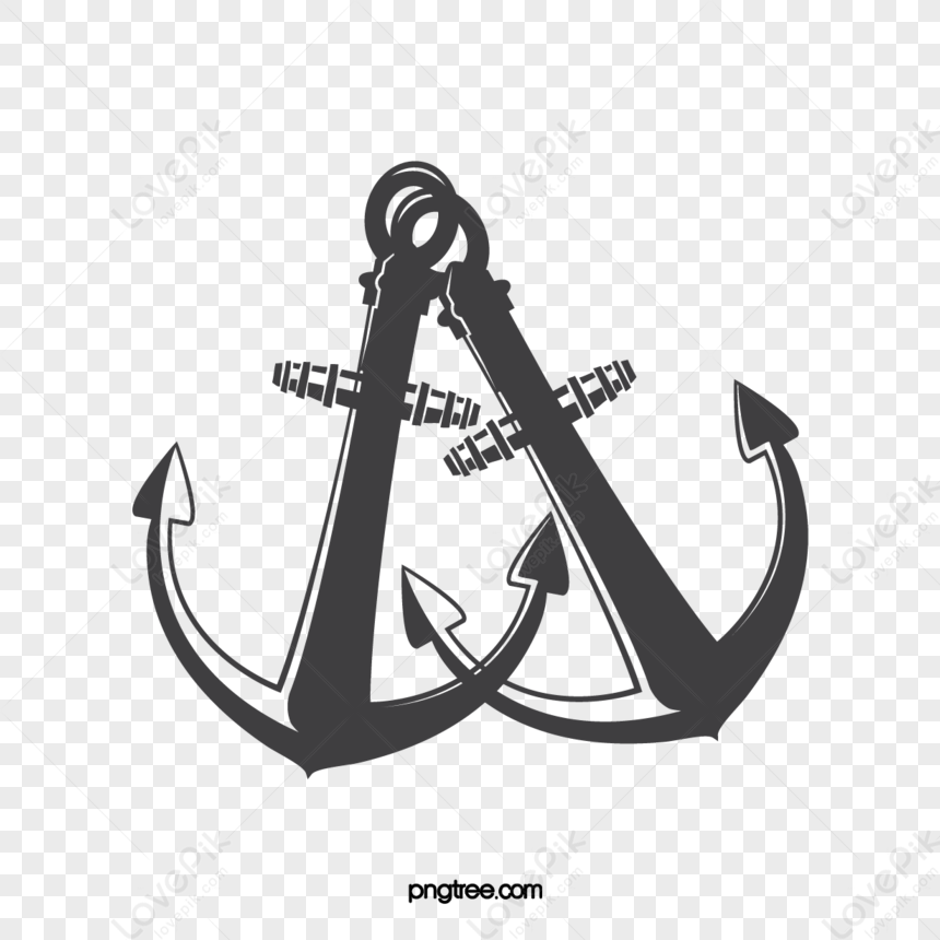 Black Grey Anchor Tattoo Illustration,creative,ships Anchor,ship ...