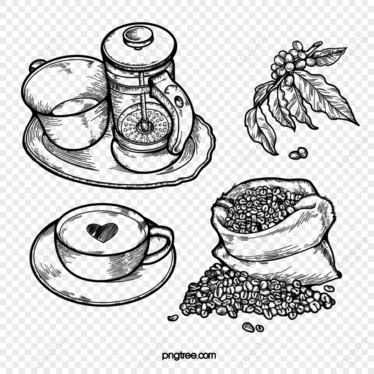 Coffee Tool PNG Images With Transparent Background | Free Download On ...