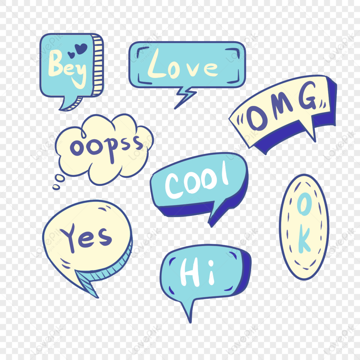 Scrapbook Stickers PNG Images With Transparent Background