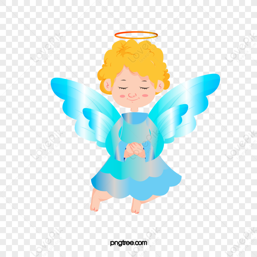 Cartoon Cute Angel Texture Illustration,cute Textures,wing,wings Png 