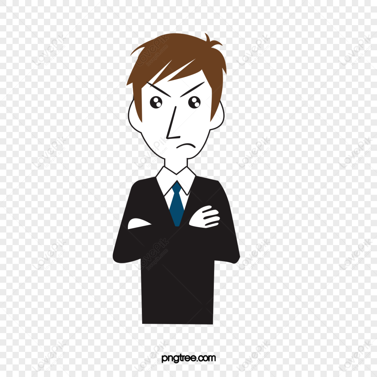 Angry Man Face Clipart Hd PNG, Man With No Face, Style, With, Art