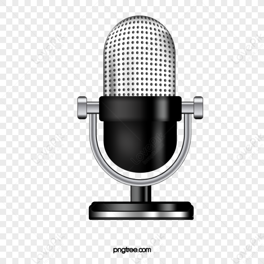 Photo de Illustration De Microphone Noir Et Blanc Dessin La