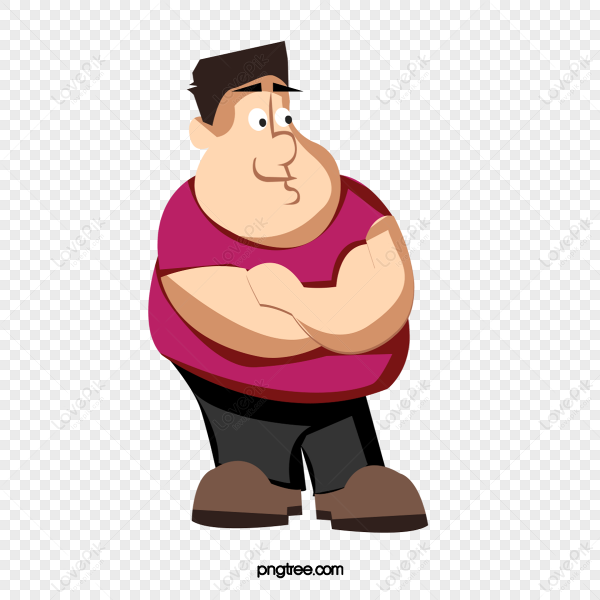 Homem Gordo Desenho PNG Imagens com fundo transparente | Download grátis em  Lovepik.com