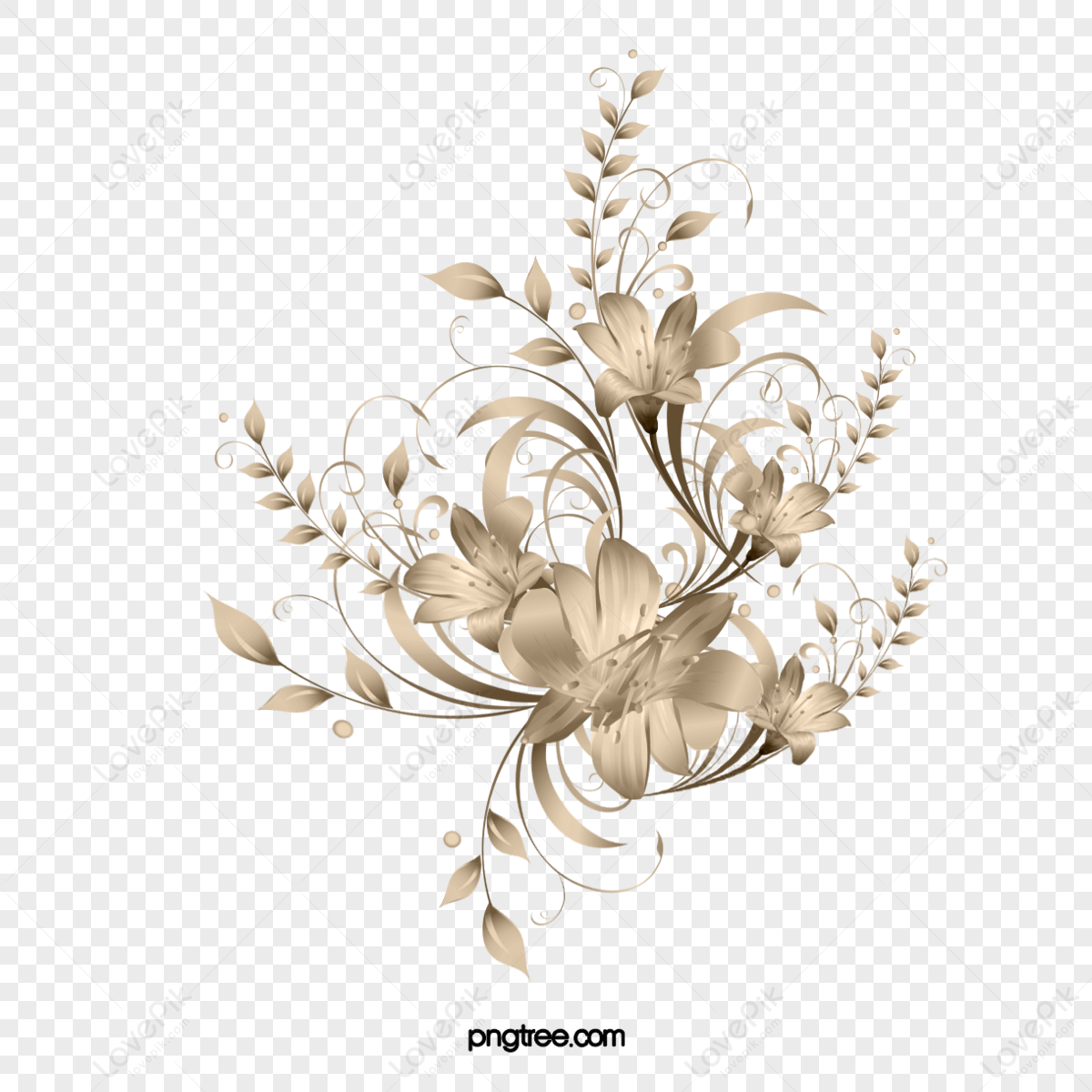 Cartoon Hand Drawn Yellow Flowers Illustration Branch Minimalism Png White Transparent And