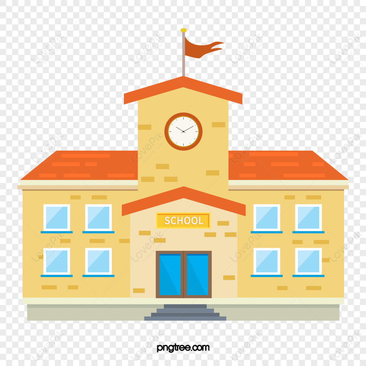 School Building Illustration Images, HD Pictures For Free Vectors ...