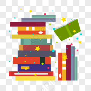 A Stack Of Books, Book Books, Book Stack, Books Icon PNG Image And ...