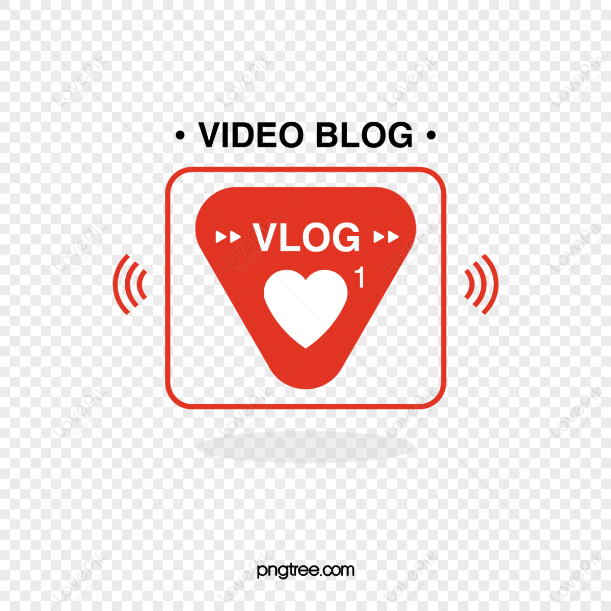 Hearts Daily Vlog Facebook post | BrandCrowd Facebook post Maker