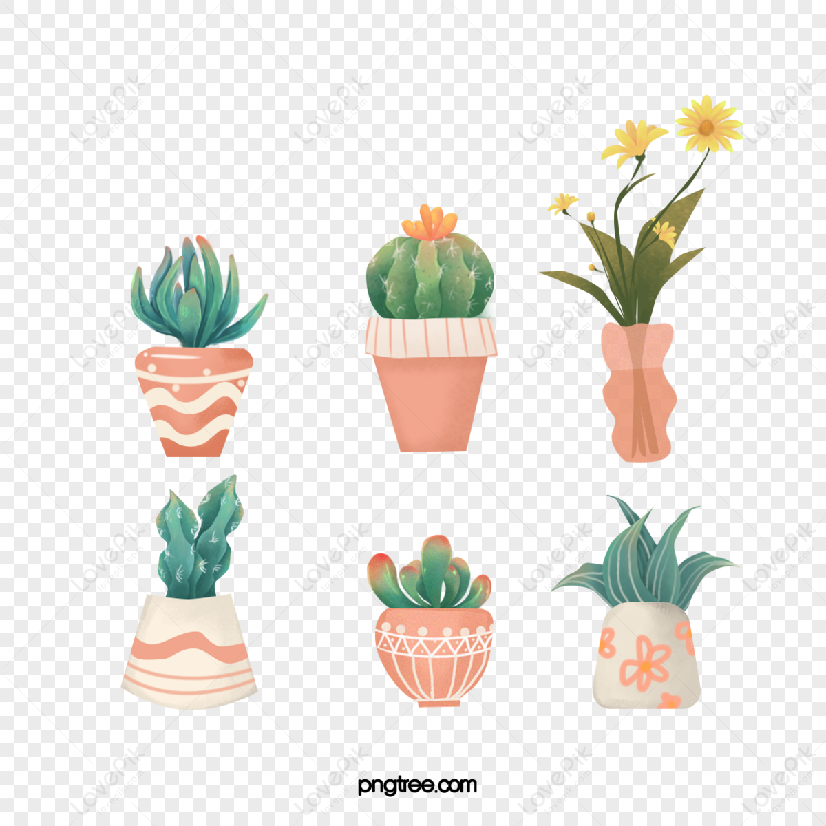 Cartoon Cactus PNG Images, Cartoon Clipart, Hand Painted, Cactus PNG  Transparent Background - Pngtree