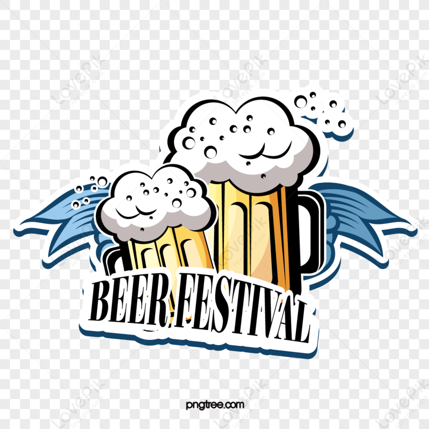 Oktoberfest Drinking Buddies Banner Vector Download