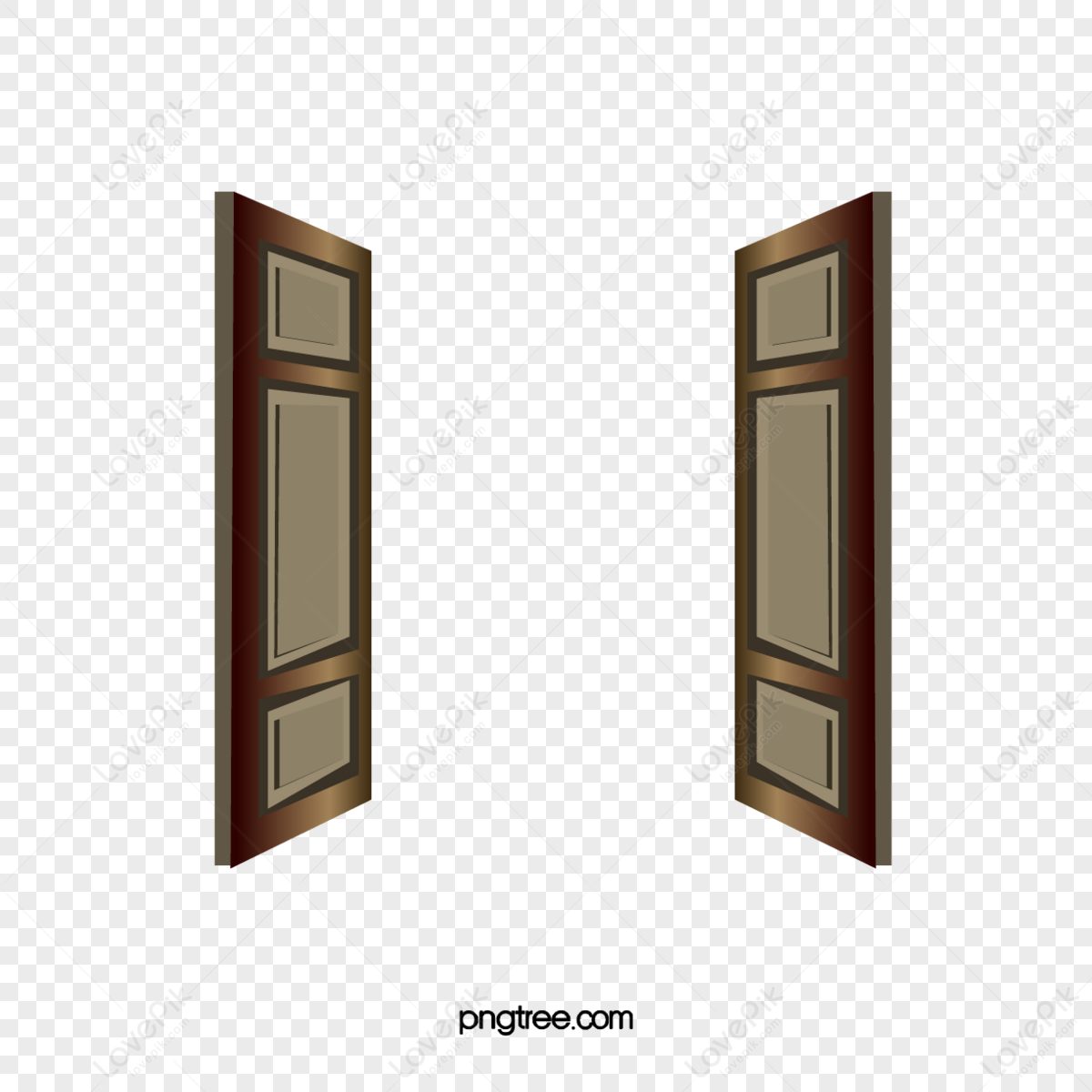 Open door PNG transparent image download, size: 1920x1897px