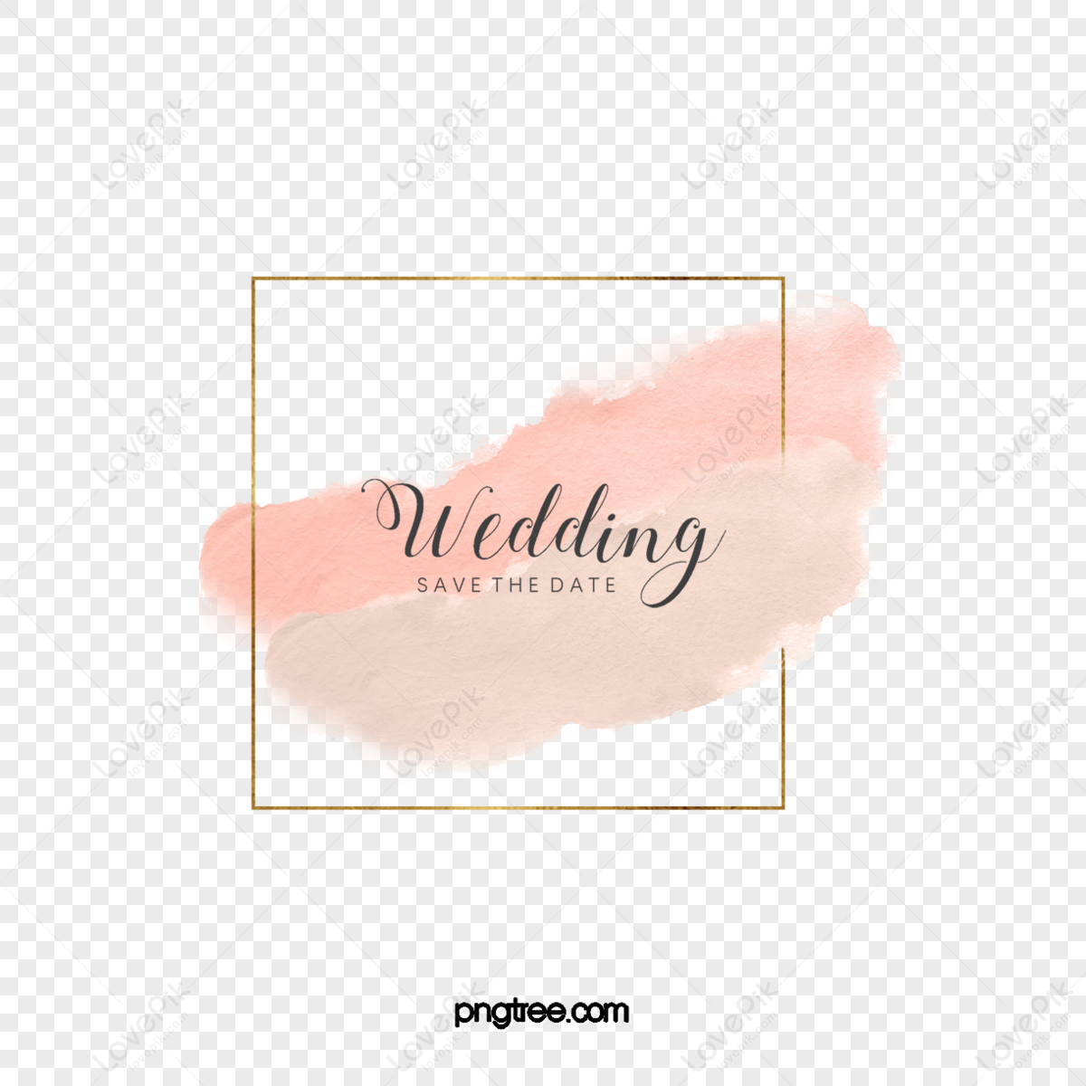 Pink Romantic Brush Wedding Logo Free Logo Design Template,skin,modern ...