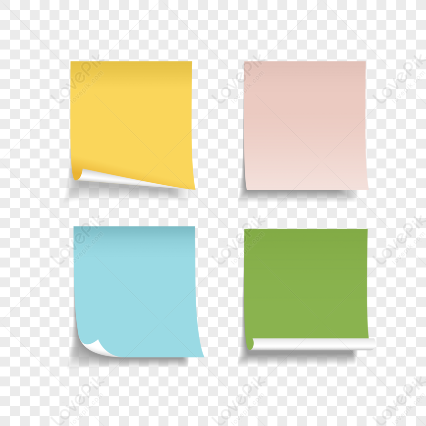Cute Sticky Notes PNG, Vector, PSD, and Clipart With Transparent Background  for Free Download