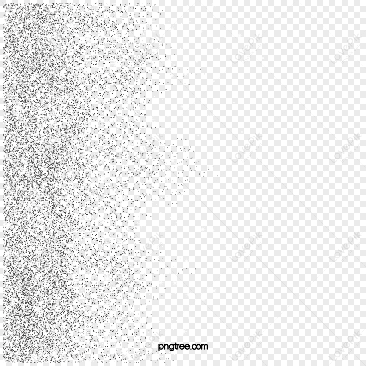 Silver Glitter Frame PNG Images With Transparent Background | Free ...