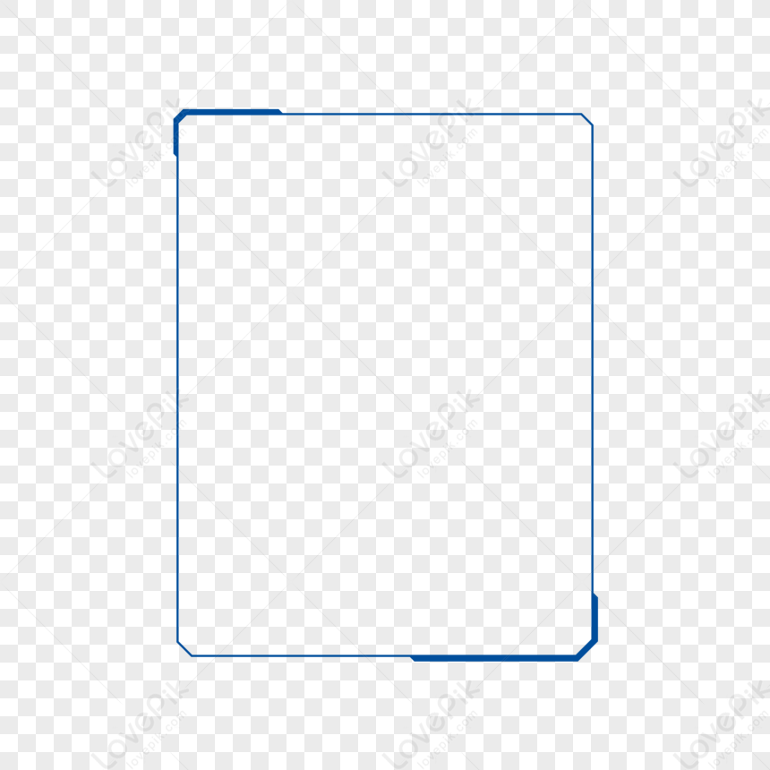 Simple Blue Border,certificate Border,page Borders,frame PNG ...