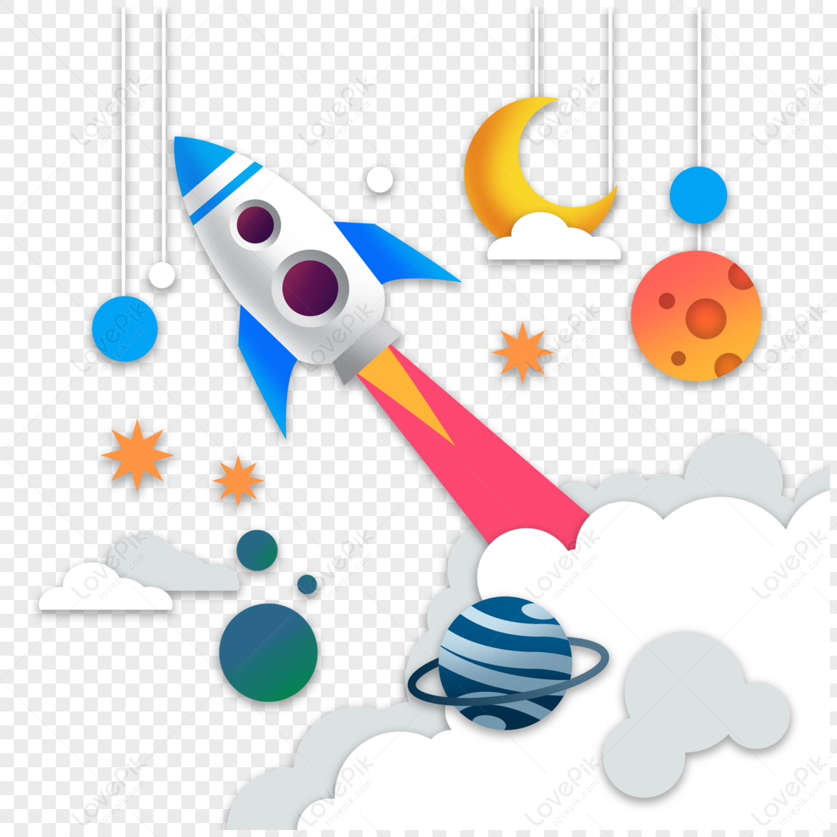 Paper Rocket PNG Images With Transparent Background | Free Download On ...