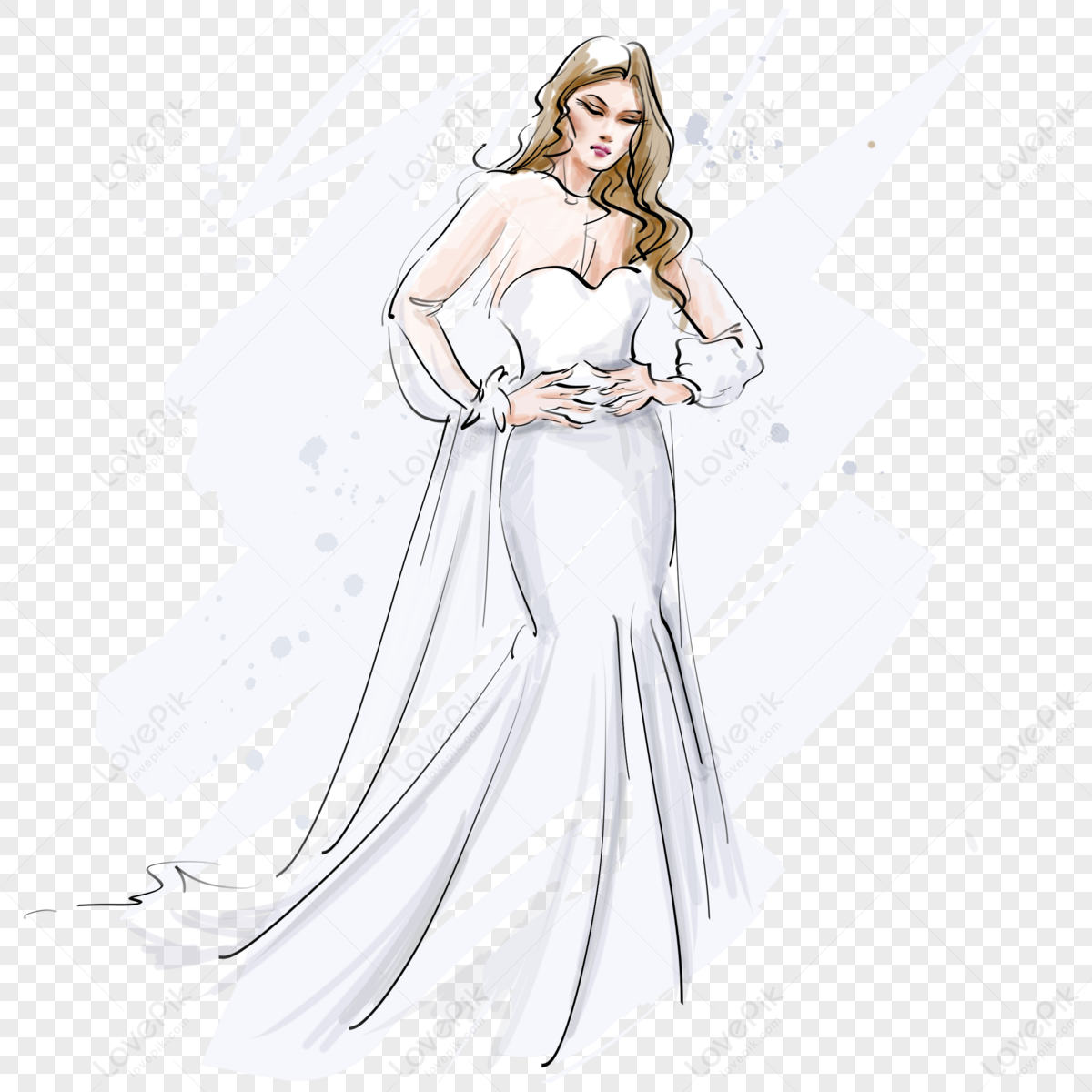 Wedding Dress PNG Images With Transparent Background | Free Download On  Lovepik
