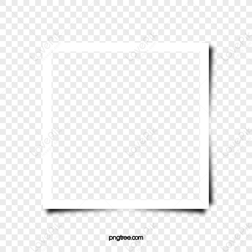 White Square Frame Border,three Dimensional,layout,point PNG ...