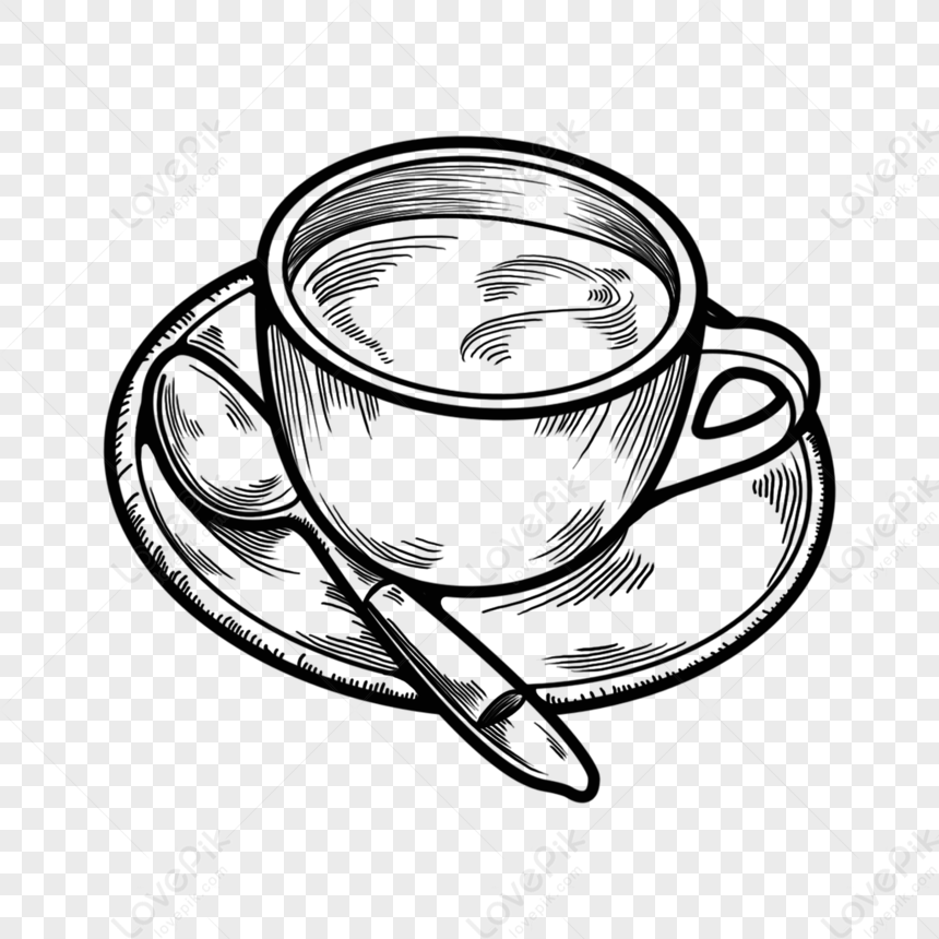 https://img.lovepik.com/png/20231008/Black-and-white-line-drawing-coffee-cup-illustration-elements-coffee_122740_wh860.png