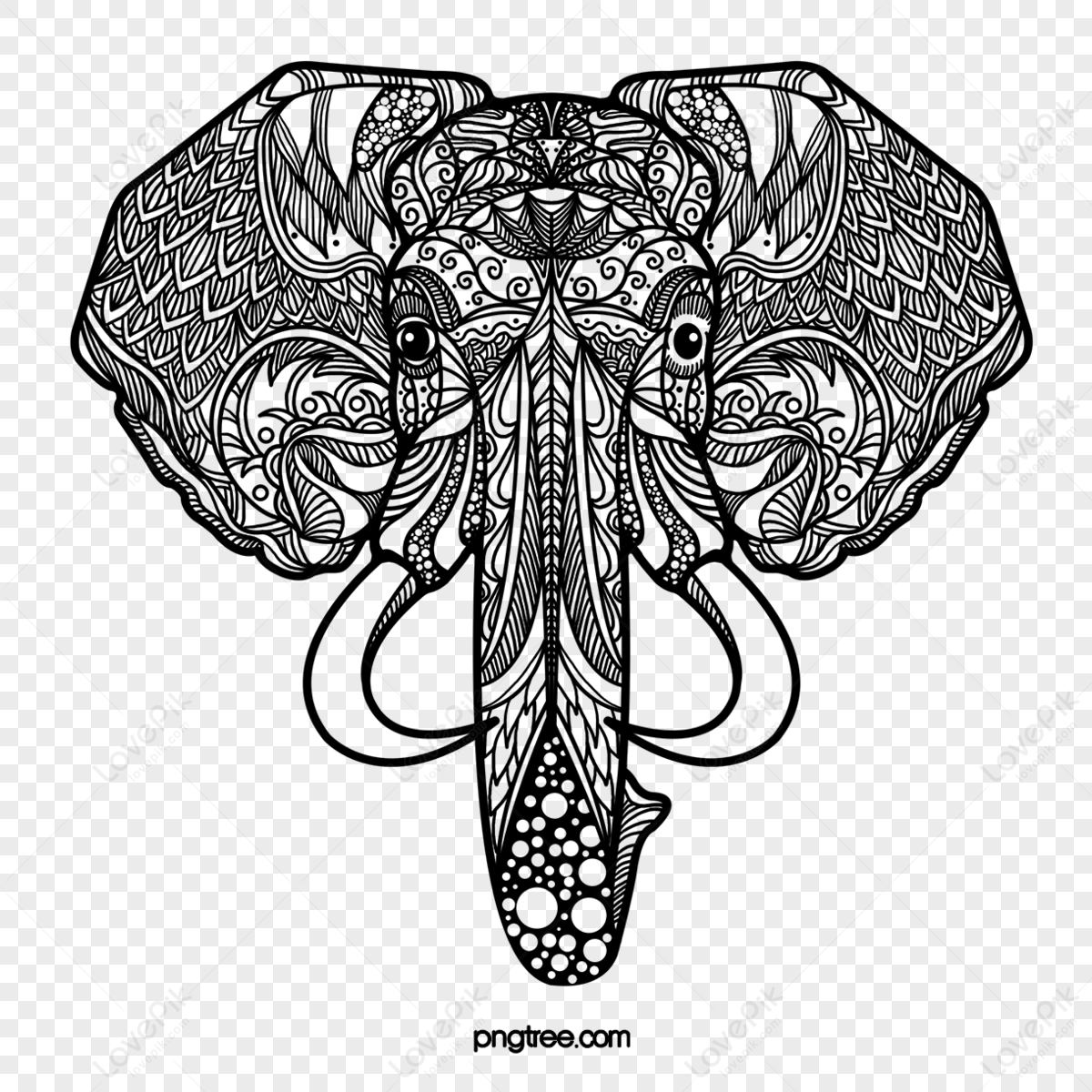 Elephant Head by D-Angeline on DeviantArt