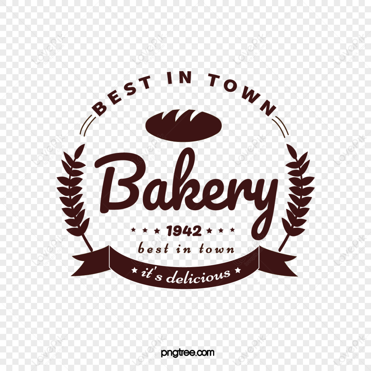 Vintage Retro Emblem Bakery Logo Design - Vector Illustration Stock Vector  - Illustration of label, menu: 174054719