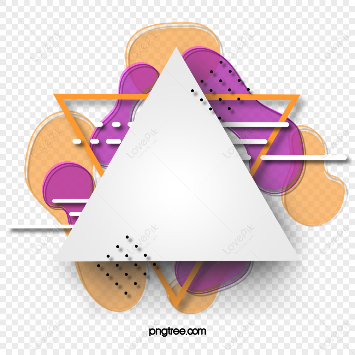 Gambar Elemen Batas Geometris Segitiga Warna Pola Segitiga Perbatasan