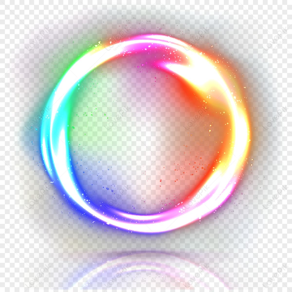 Round Effect Aura PNG Images With Transparent Background