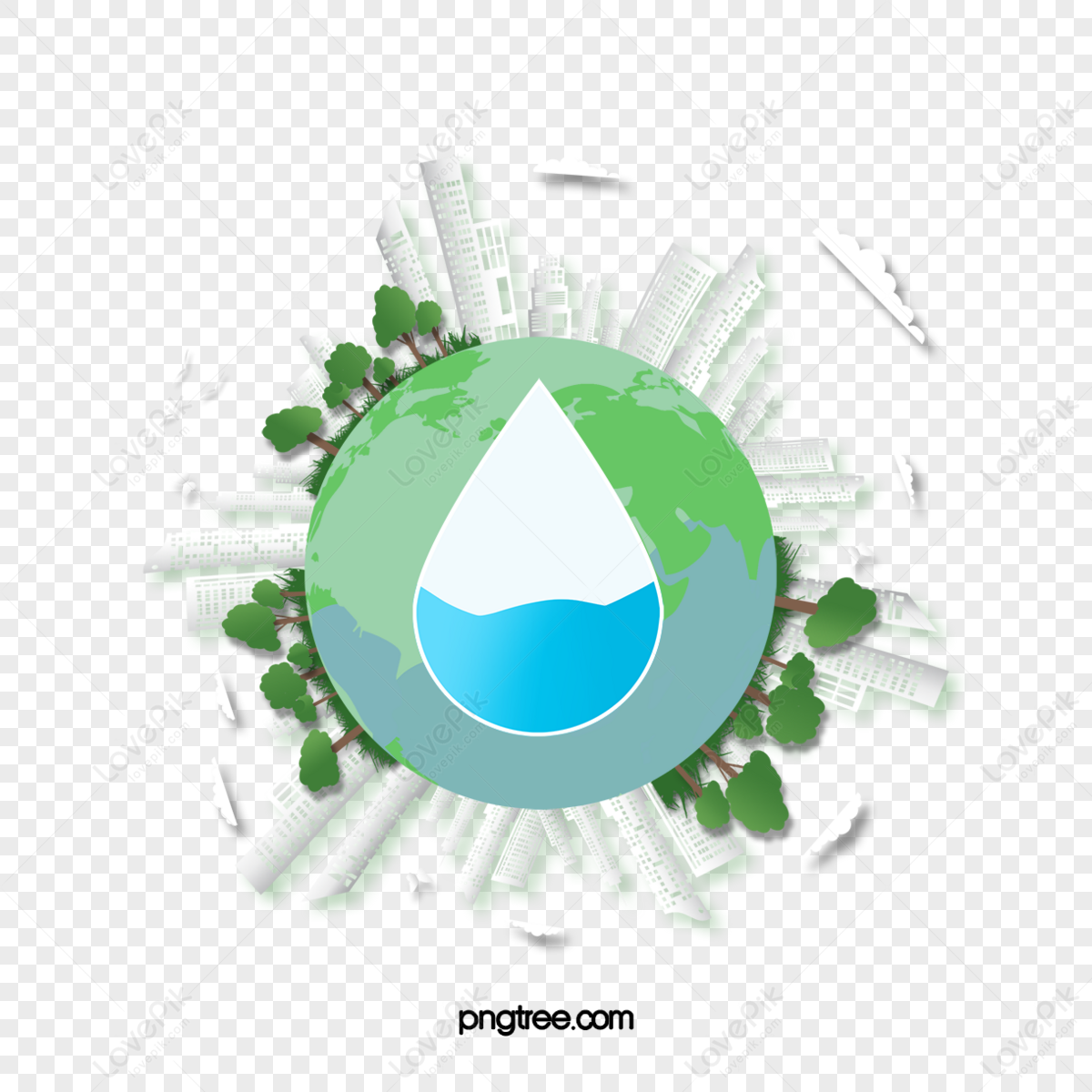 Save water logo vector image | Free SVG