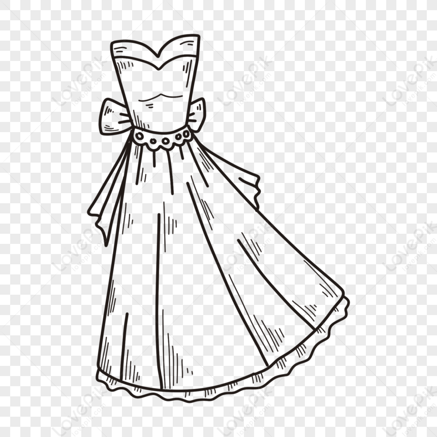 Cartoon Wedding Dress Clipart PNG Images, Green Wedding Dress Hand Drawn  Clipart, Green Dress, Green Wedding Dress, Wedding Dress Vector PNG Image  For Free Download