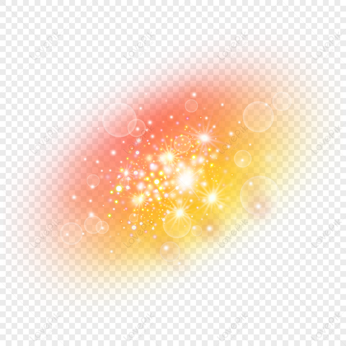 Glowing Orange PNG Images With Transparent Background