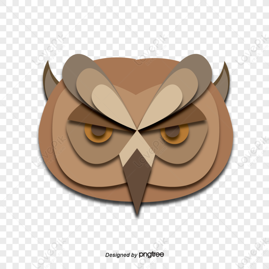 illustration simple de hibou