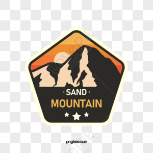 Adesivo Retrò Logo Bianco E Nero Montagne E Montagne,campeggio,fricchettone, adesivo Con Logo PSD Immagine Gratis, Grafica download su Lovepik