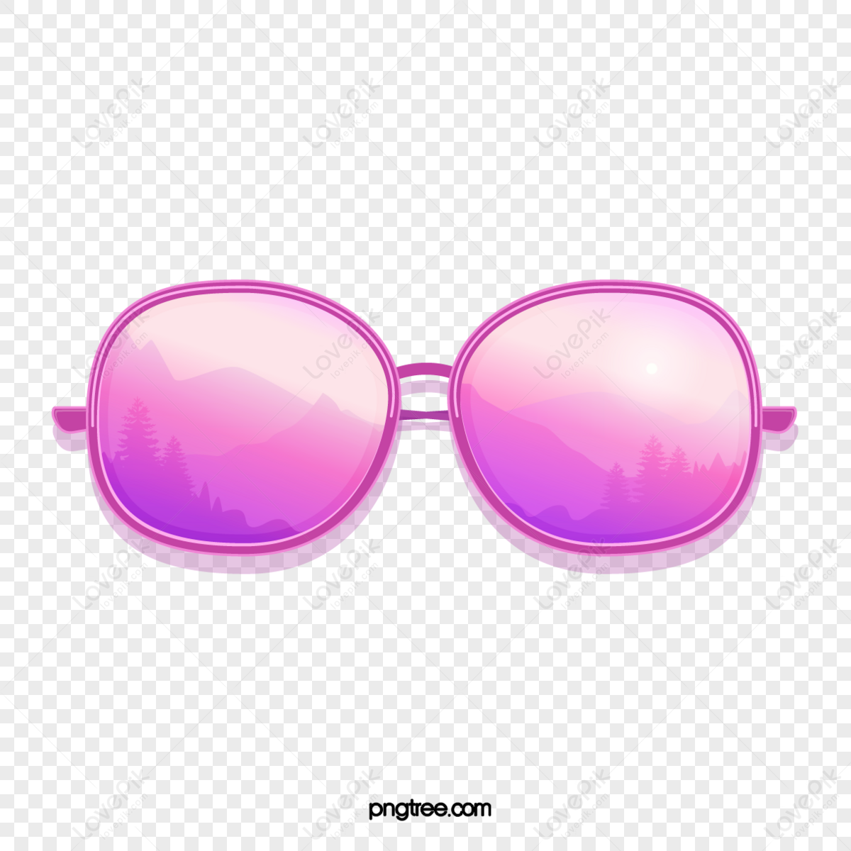 Pink Glasses PNG, Vector, PSD, and Clipart With Transparent Background for  Free Download