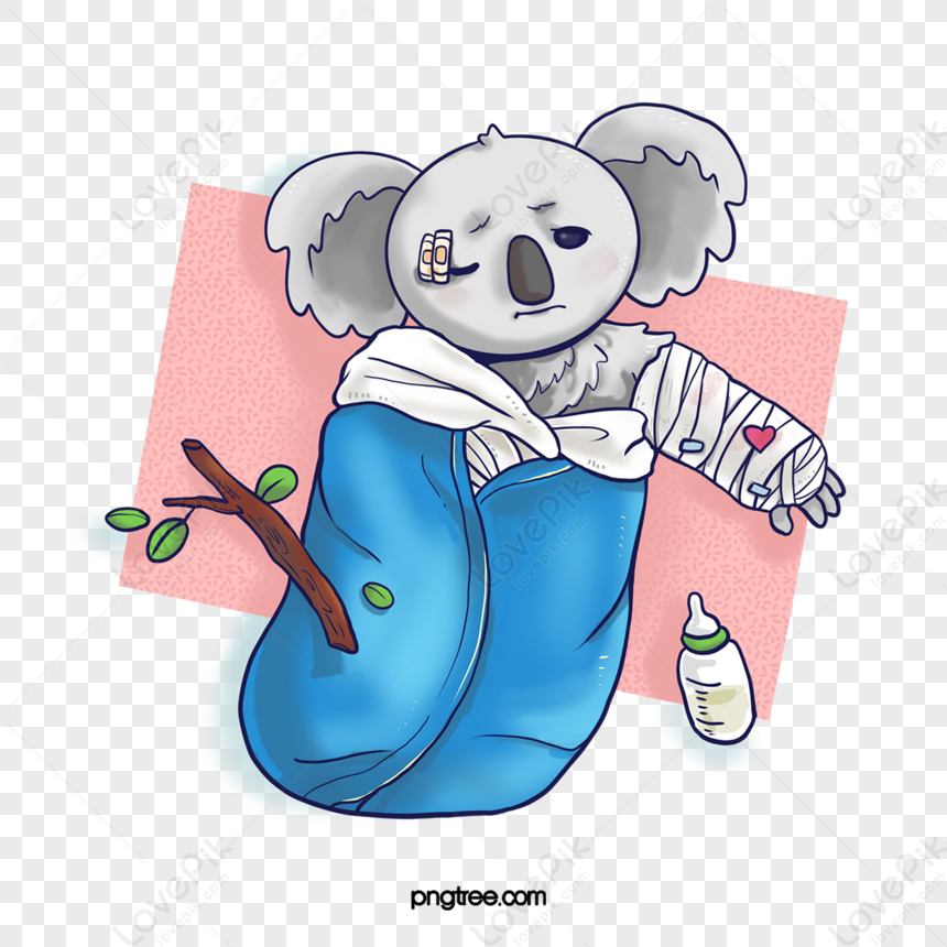 Cute Koala Anime Wallpaper stock illustration. Illustration of digital -  286747757