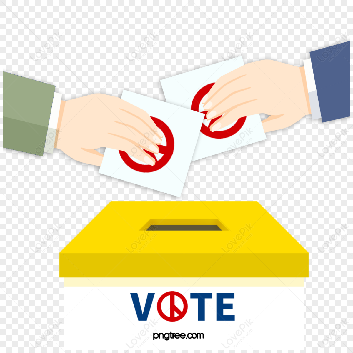 South Korea election ballot box,tickets,hand,ticket png transparent image