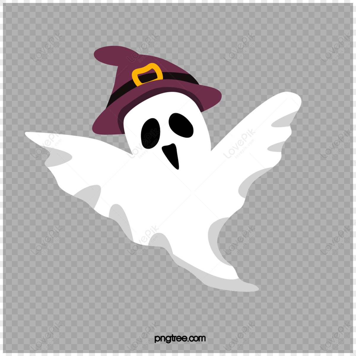 Halloween scary white ghost PNG on a transparent background. Ghost image  with abstract shapes. Halloween white ghost party element design. Ghost PNG  with a scary face. 11016942 PNG