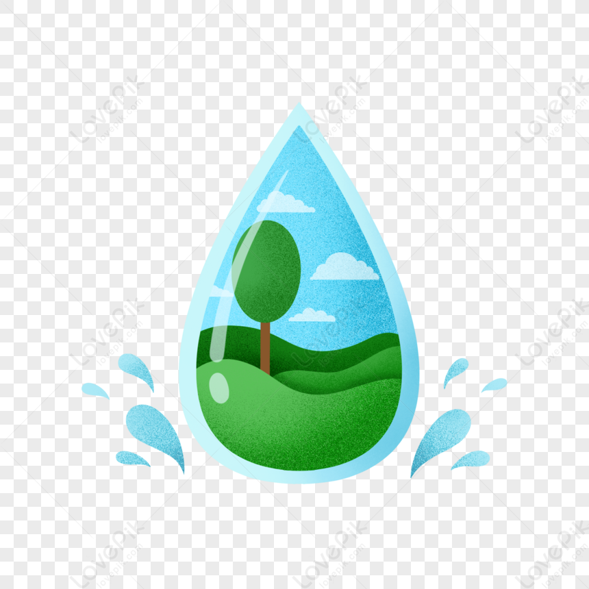 Premium Vector | Concept of ecology and world water day .