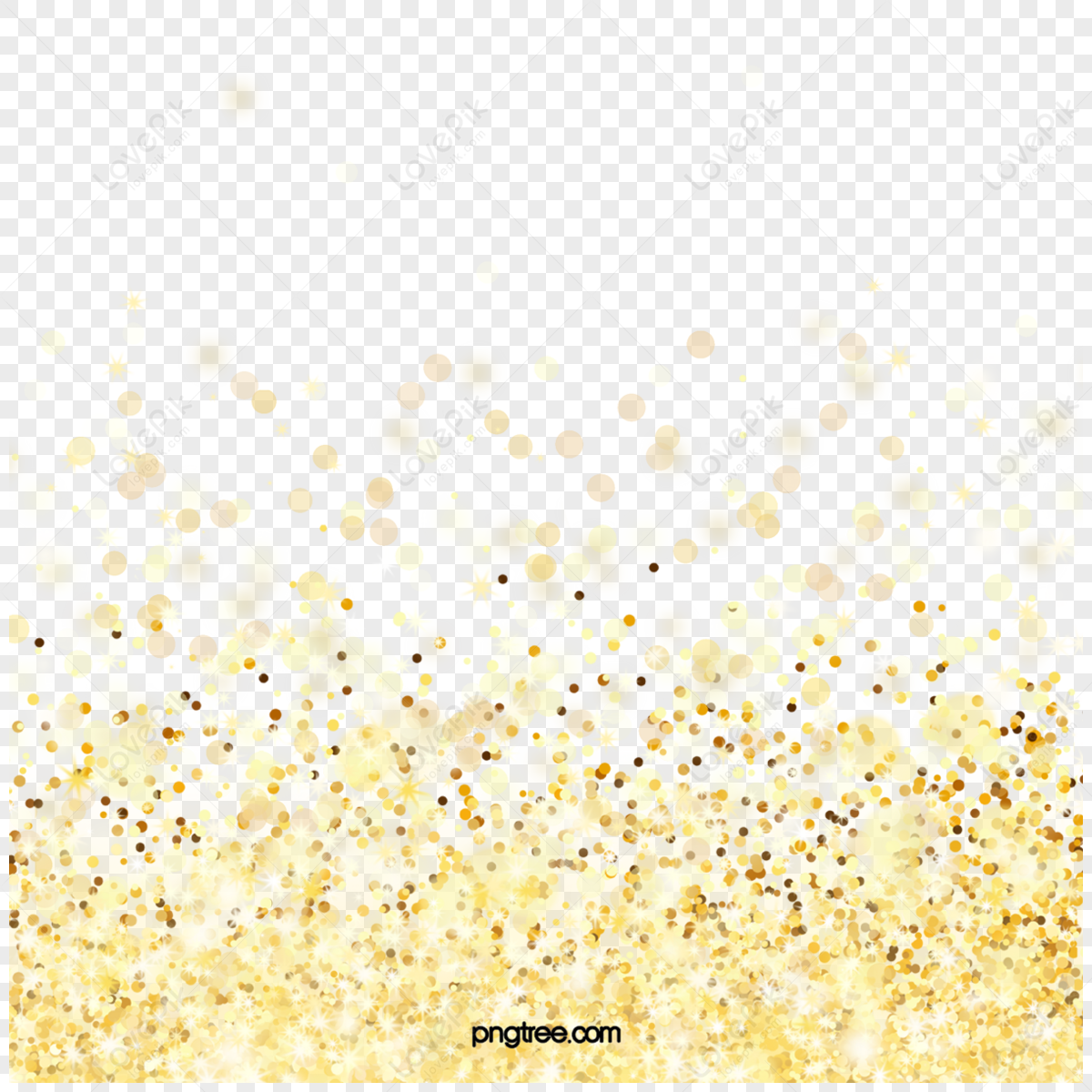 Gold Glitter Sparkle Luxury Powder Border,stars,golden PNG Transparent ...