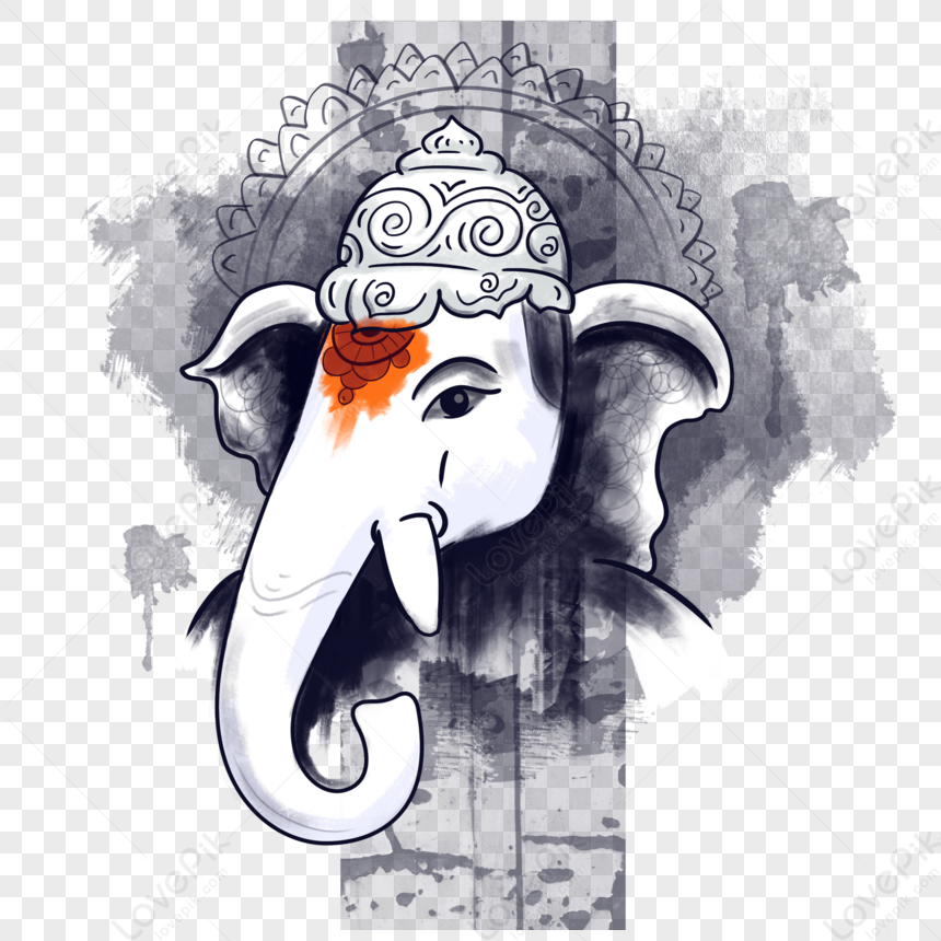 Ganesh Line Art png download - 1308*1962 - Free Transparent Ganesha png  Download. - CleanPNG / KissPNG