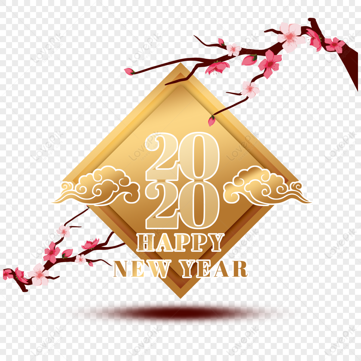 New Year PNG transparent image download, size: 432x432px