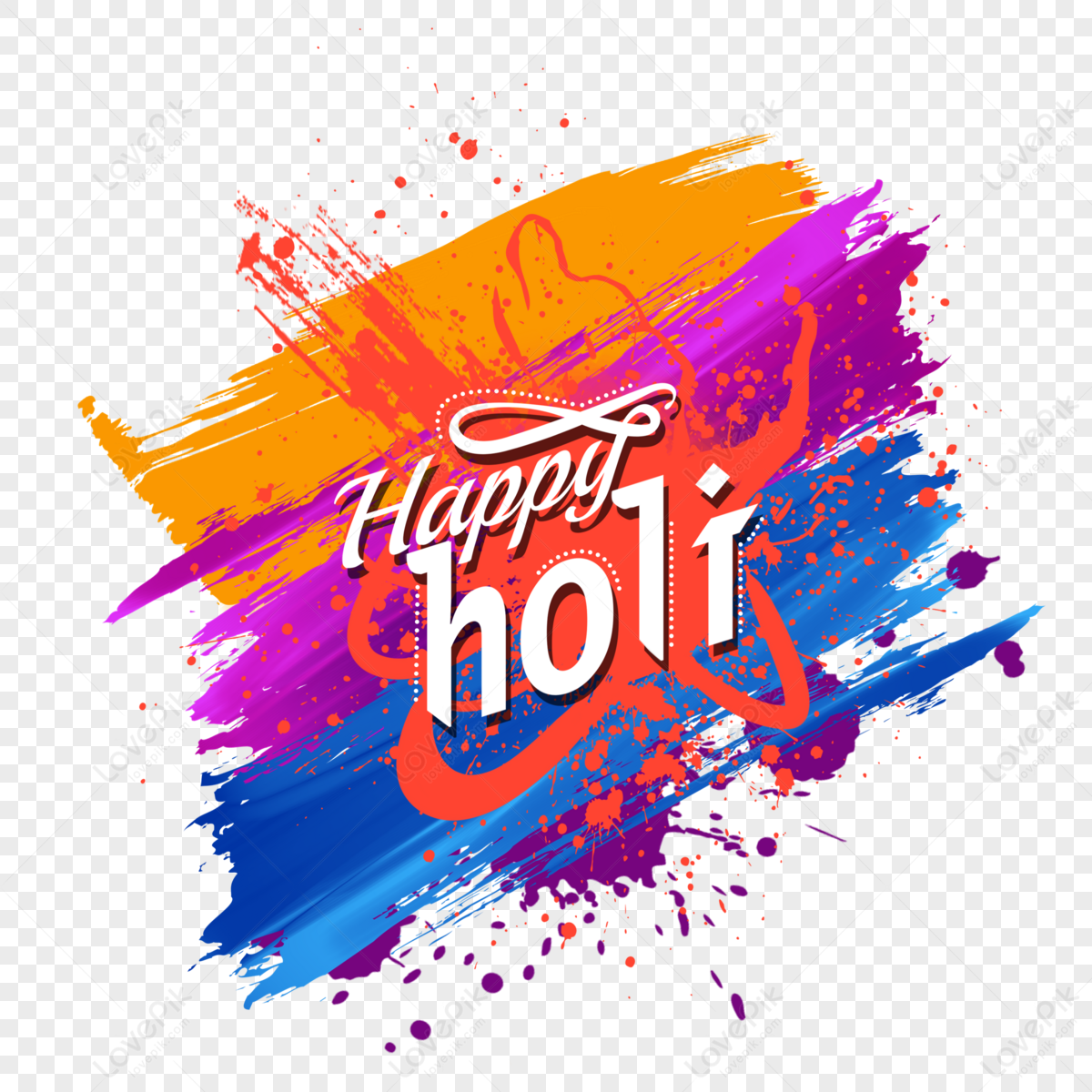 Shubh Holi PNG Transparent Images Free Download | Vector Files | Pngtree