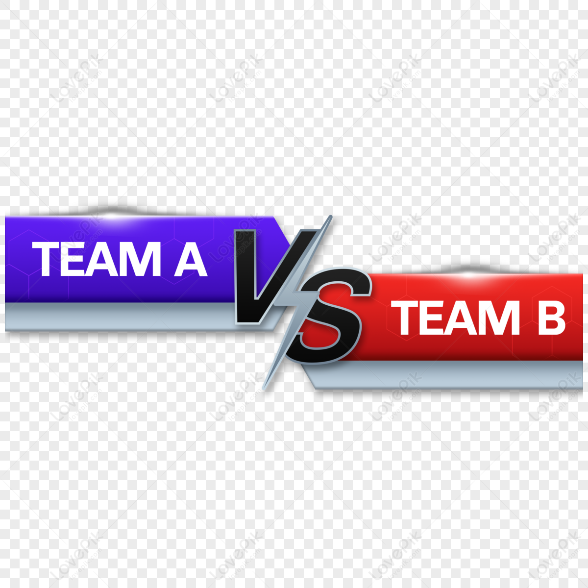 Team Vs Team PNG Images With Transparent Background | Free Download On ...