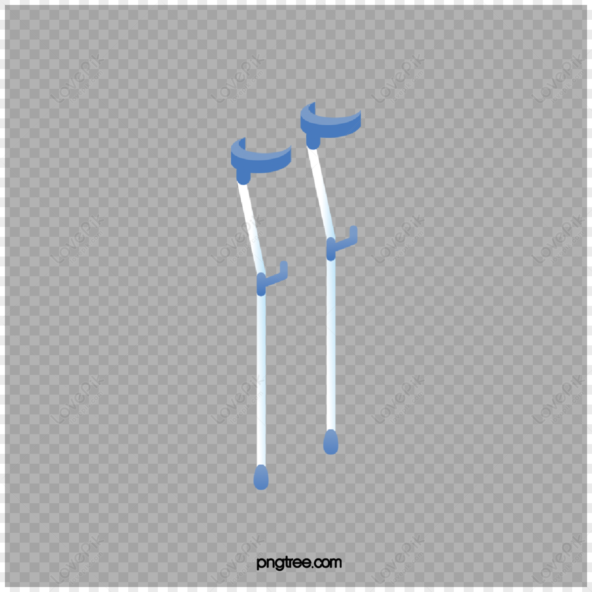 Blue crutch medical supplies review,old man crutches,cane,walking stick png image free download