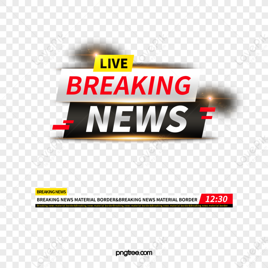 Breaking News PNG, Vector, PSD, and Clipart With Transparent Background for  Free Download | Pngtree