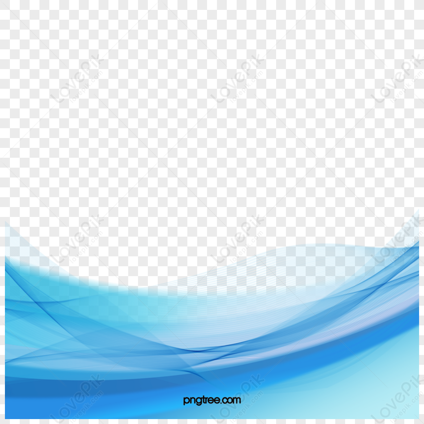 Creative Hand Painted Blue Dynamic Border,layer,layering PNG Picture ...